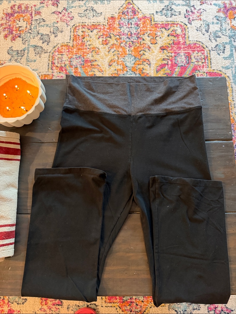 Victoria's Secret Kids Black Stretch Leggings